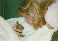 Suzanne and Suzette as a kitten
